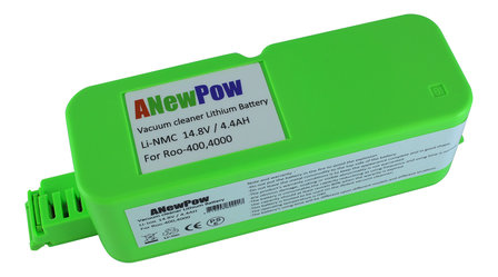 Lithium NMC, Li-ion battery, 4400 mAh, for iRobot Roomba 400, SE and Discovery series