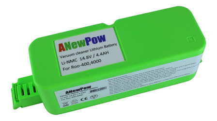 Lithium NMC, Li-ion accu, batterij, 4400 mAh, voor iRobot Roomba 400, SE en Discovery reeks