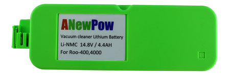 Lithium NMC, Li-ion accu, batterij, 4400 mAh, voor iRobot Roomba 400, SE en Discovery reeks