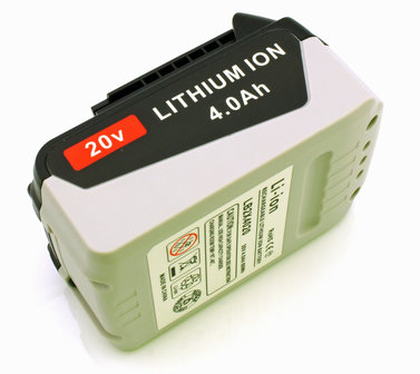 Lithium accu, batterij, 4000 mAh, 18-20V voor Black&amp;Decker powertools