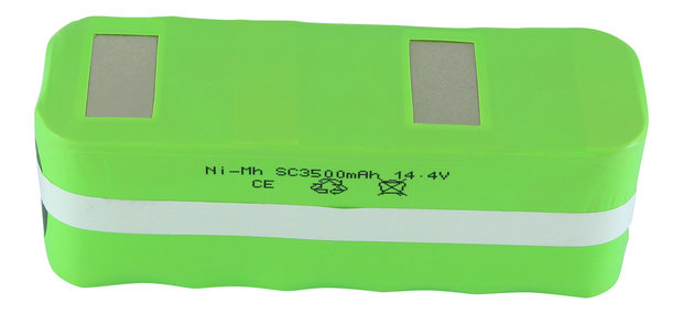 NiMh battery, 3500 mAh, for Infinuovo CleanMate QQ-1, QQ-2, etc.