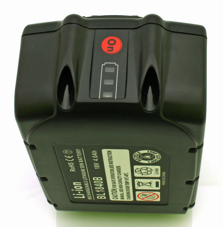 makita powertool battery, 18V, front