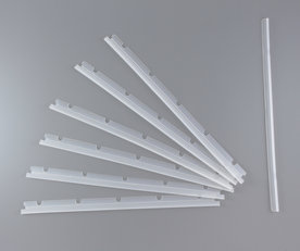 Set met 6 rubberstrips en 1 wisser voor de Neato XV standaard borstel