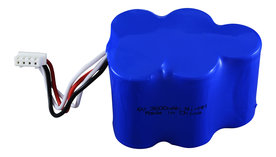 Set van 2 NiMh accu's, batterijen, 3600 mAh, voor Ecovacs Deebot D62-D73-D76, etc.